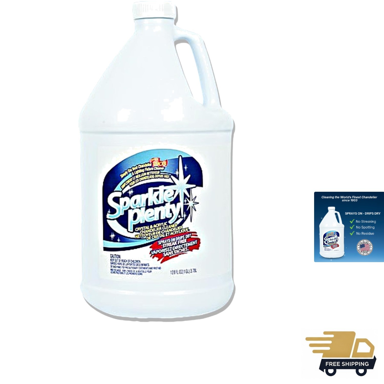 Effortless Chandelier & Window Cleaning Spray – Eco-Friendly No Wipe Solution