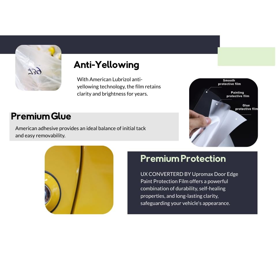 3M Door Edge Paint Protection Film 8mil Precut Strips for Cars SUVs