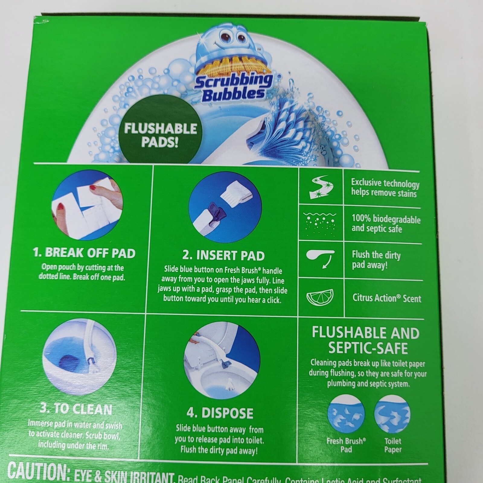 New Scrubbing Bubbles 302124 Surface Cleaner – 10 Pack