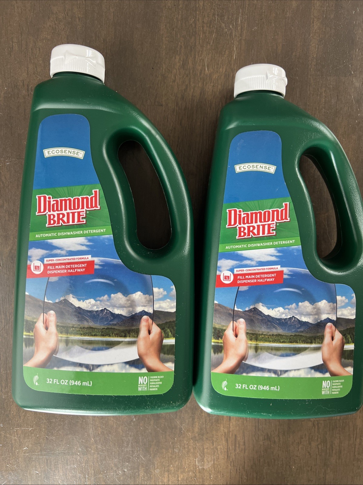 Melaleuca Diamond Brite Ecosense Liquid Dishwasher Detergent, 32oz, Pack of 2
