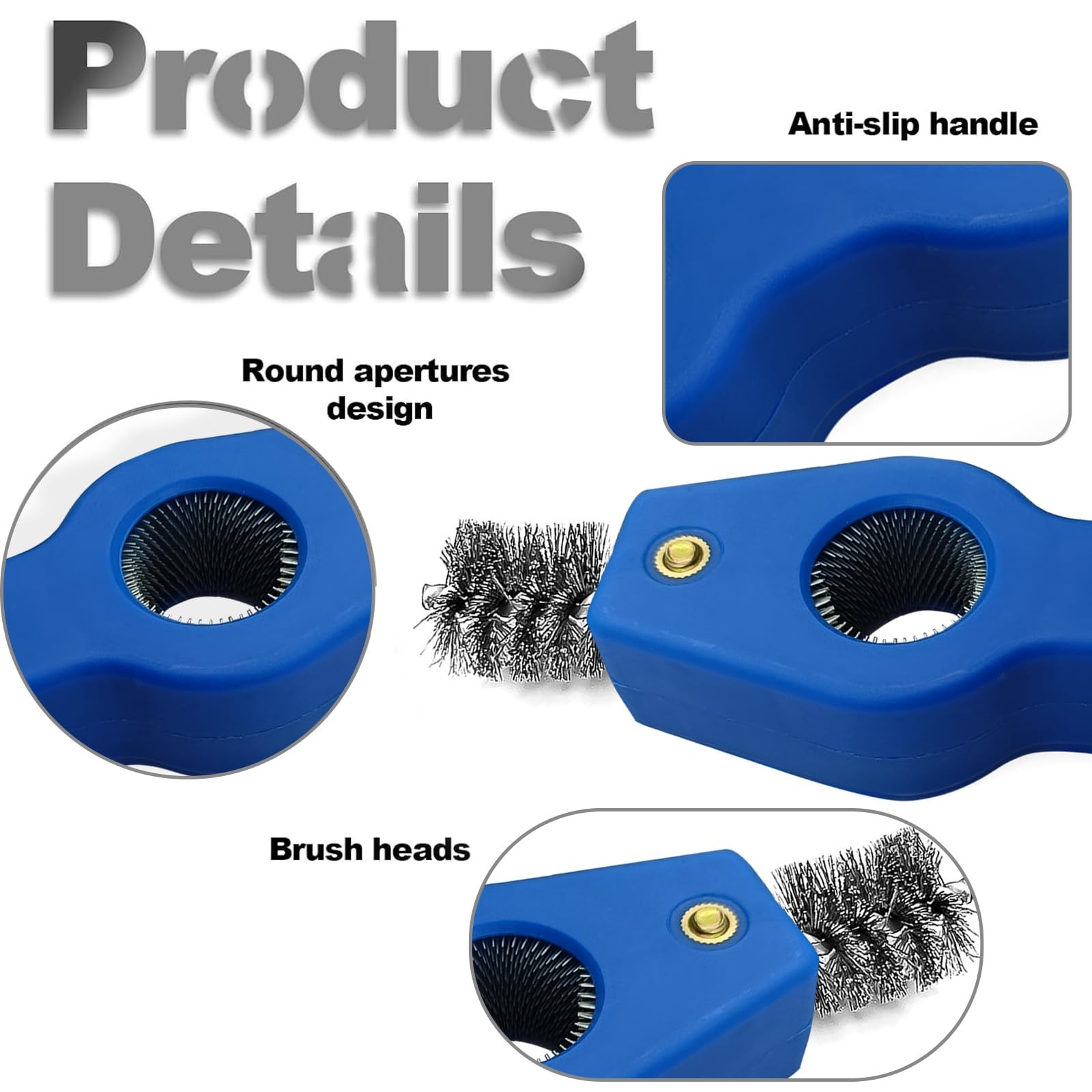 ® 4 in 1 Car Battery Cleaning Brush, Anti-Corrosion Battery Terminals, Copper…