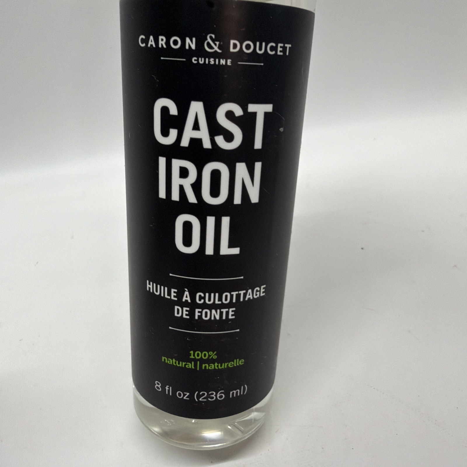 CARON & DOUCET Cast Iron Cleaning Set Soap Scrub & Oil New 100% Natural