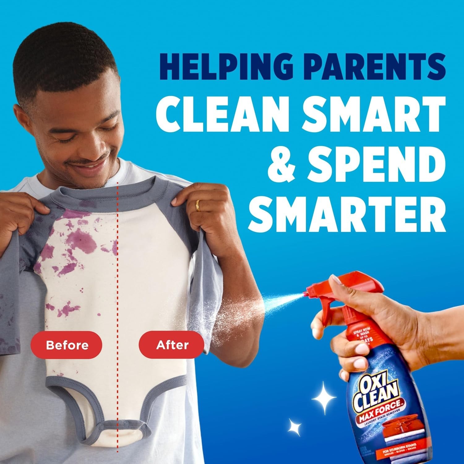 Max Force Advanced Stain Remover Spray 2 pack – Clean Tough Stains Effortlessly!