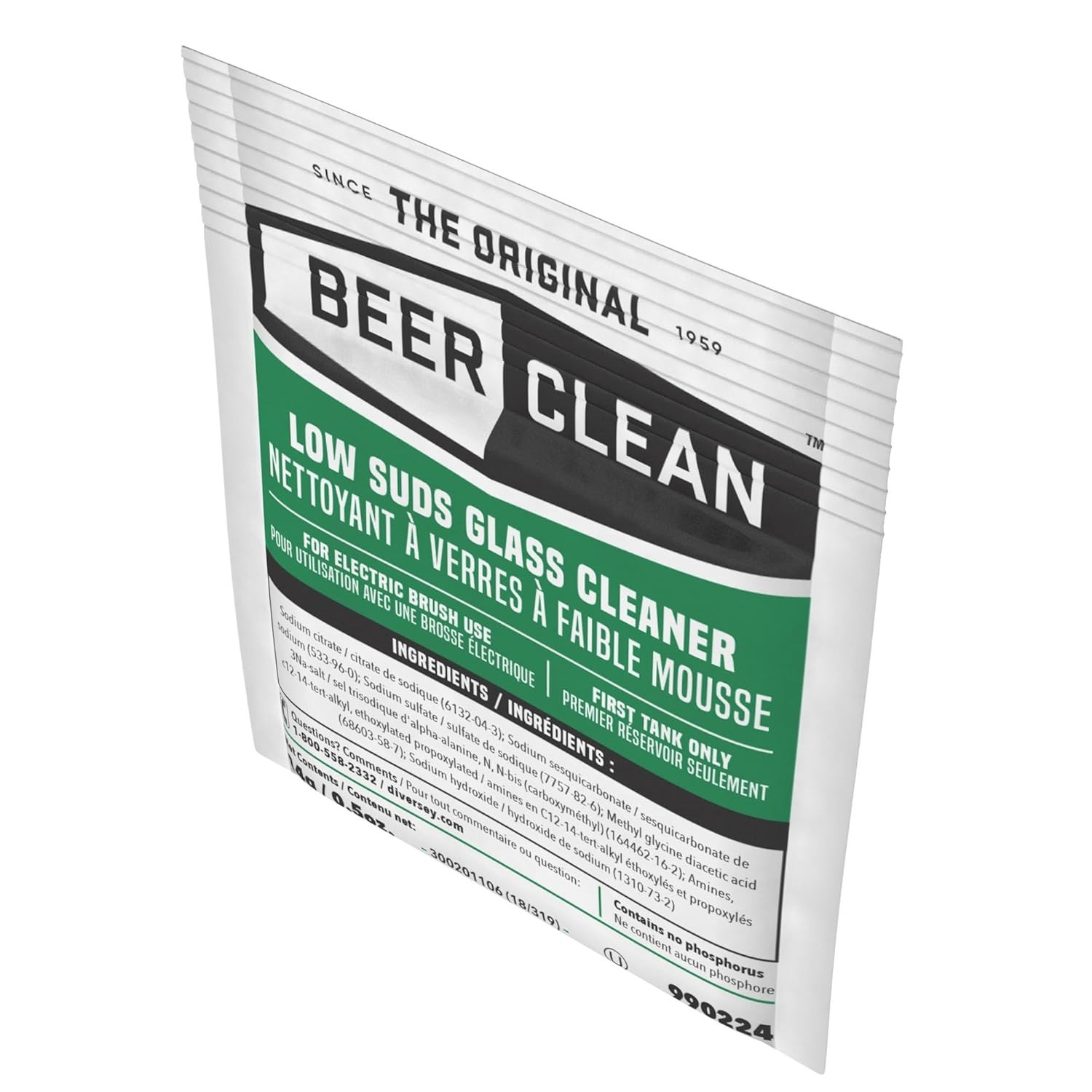 BEER CLEAN 990224 Low Suds Glass Cleaner, Restaurant Barware & Glassware Clea…