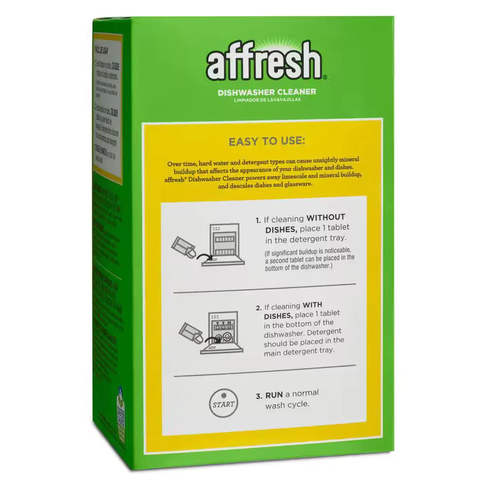 Affresh Washing Machine Cleaner, For Whirlpool, Maytag & Amana, – 6 Tablets