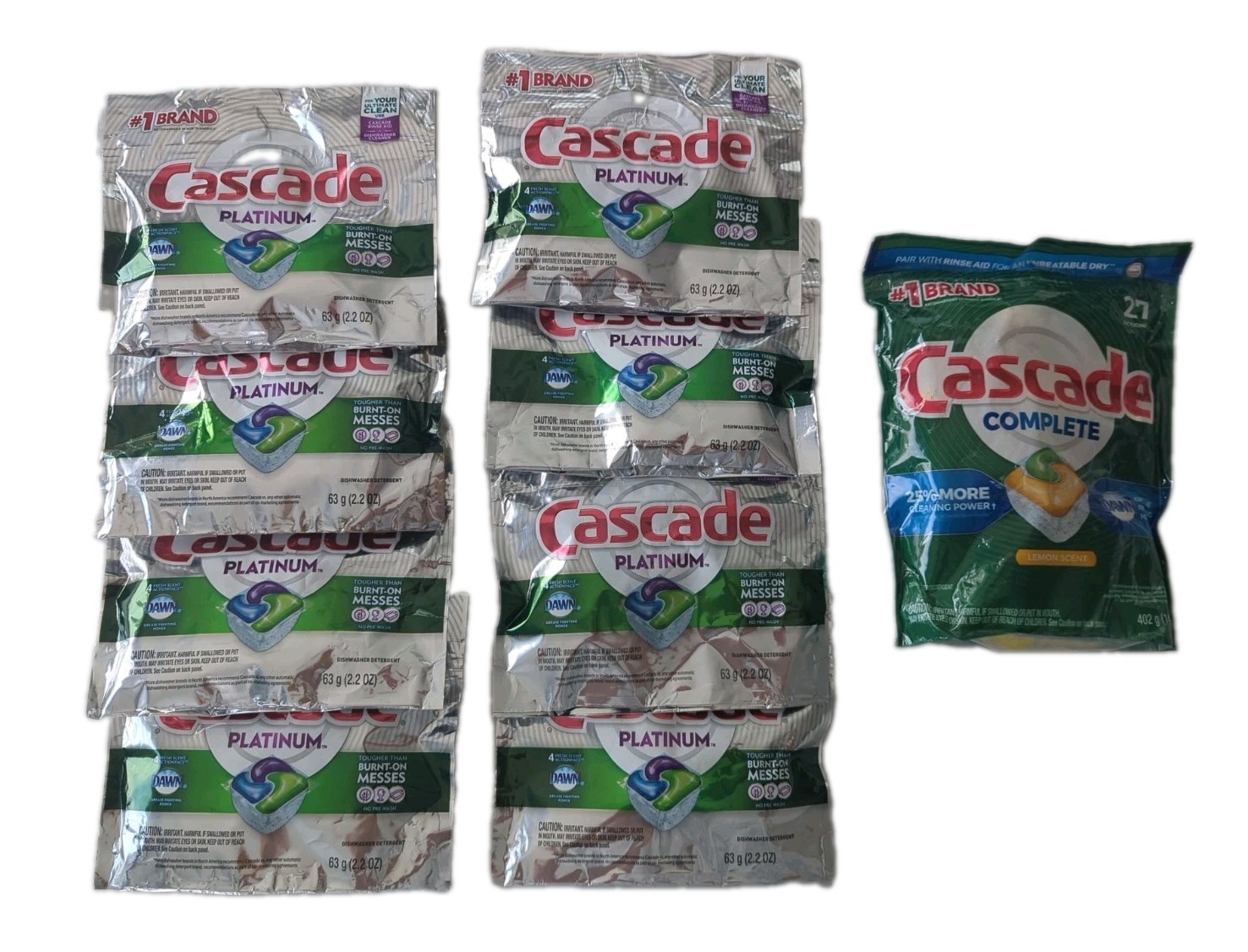 Lot of 32 Cascade Platinum Pods in SamplePacks PLUS 27 Pods of Cascade Complete