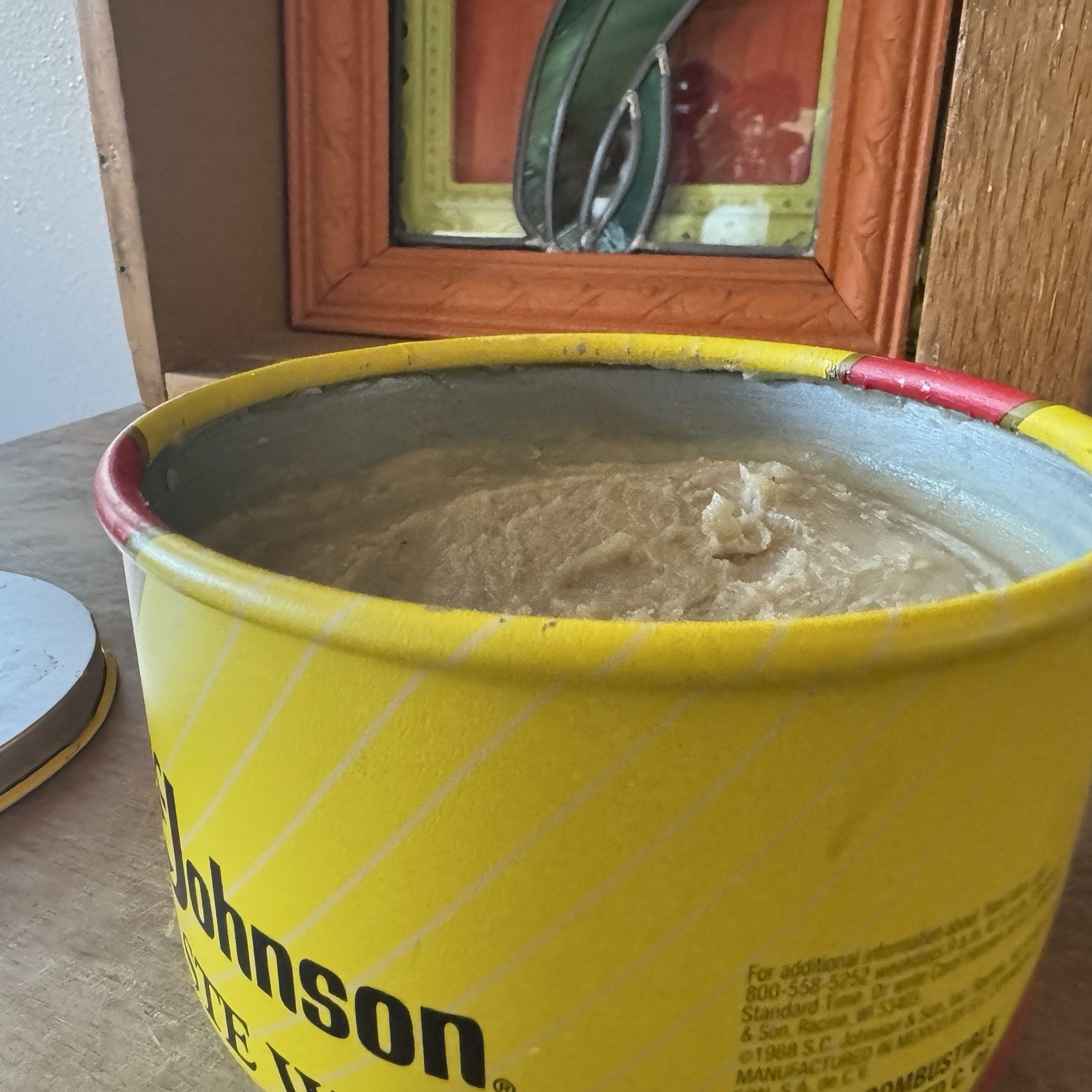 SC Johnson Paste Wax The Original Formula, 16 oz (1 lb) Discontinued Nearly Full
