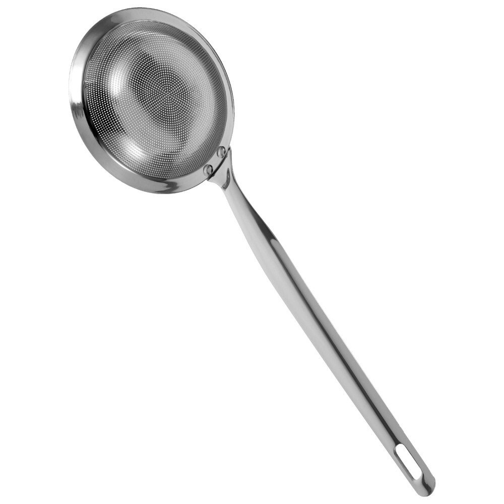 Food Strainer Hot Pot Stainless Skimmer Spoon Oil Skimmer Soup Strainer Kitchen