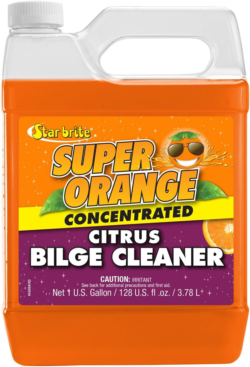 Super Orange Citrus Bilge Cleaner – Biodegradable, Easy to Use – Pour In, Run Bo