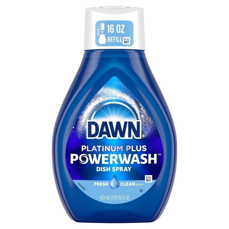 3 Pack Dish Soap Refill Fresh Scent Spray Cleaner 5X Grease Cutting Power New