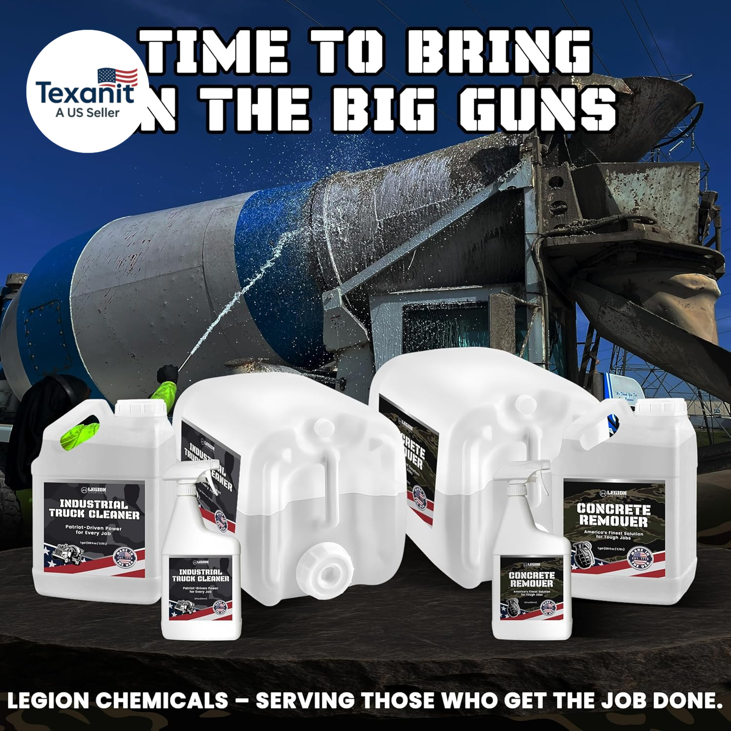 Heavy Concrete Remover – Dried Concrete & Cement Dissolver (Non-Corrosive, Biode