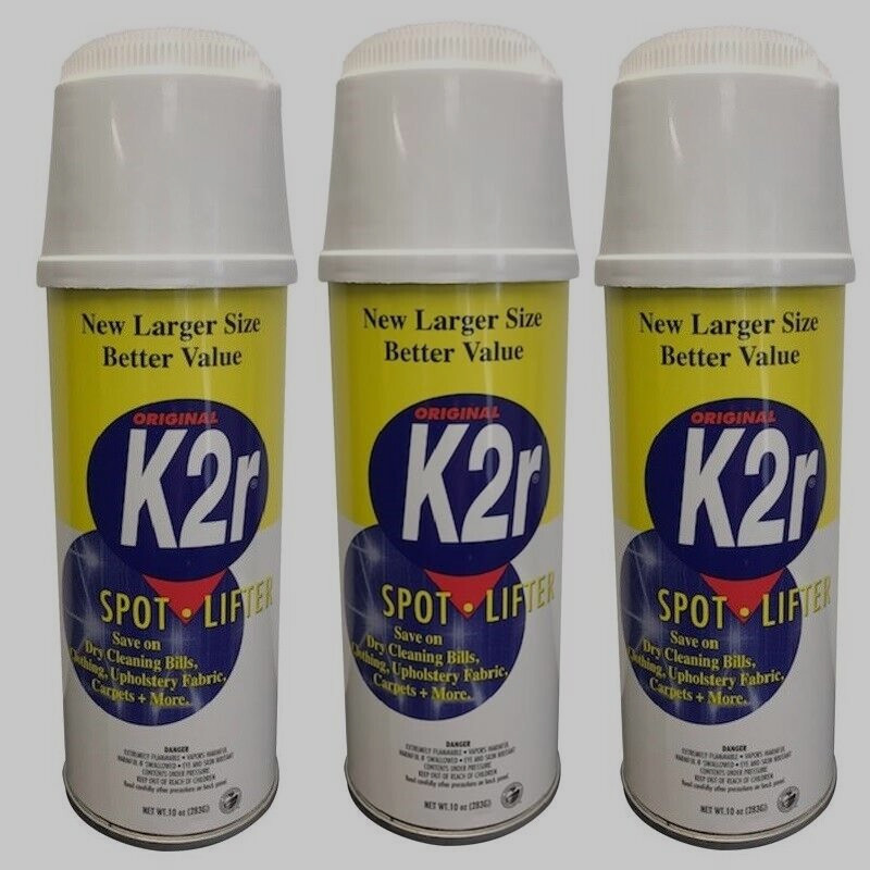 3 ~ K2R SPOT LIFTER Stain Spot Remover Carpet Clothes Upholstery Cleaner 10oz