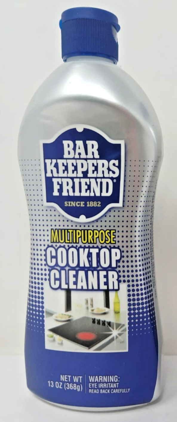 2 Pack – Bar Keepers Friend Cooktop and Stove Cleaner 13oz & Microfiber Rag