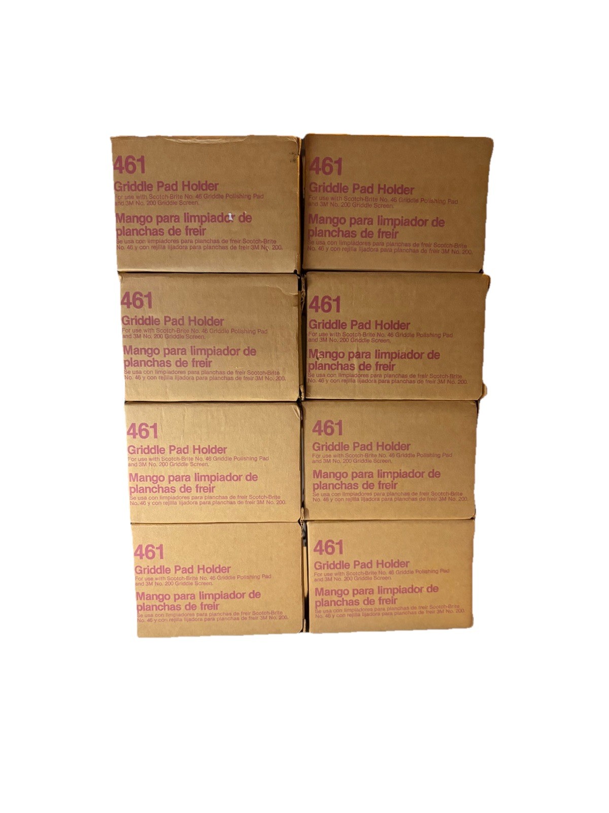 3M 461 Scotch-Brite Griddle Screen / Pad Holder **PACK OF 8 SETS** 8 BOXES