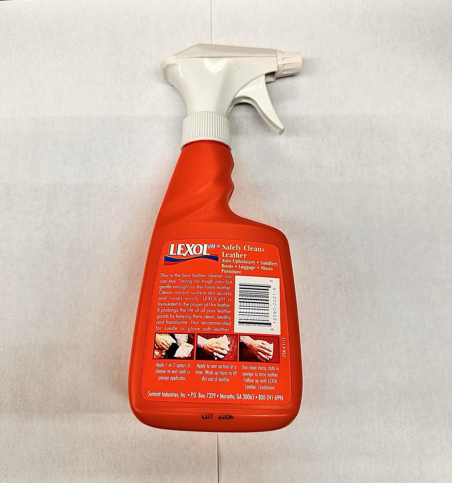 Lexol pH Balanced Glycerin-Rich Unscented Leather Cleaner Spray 16.9 fl oz