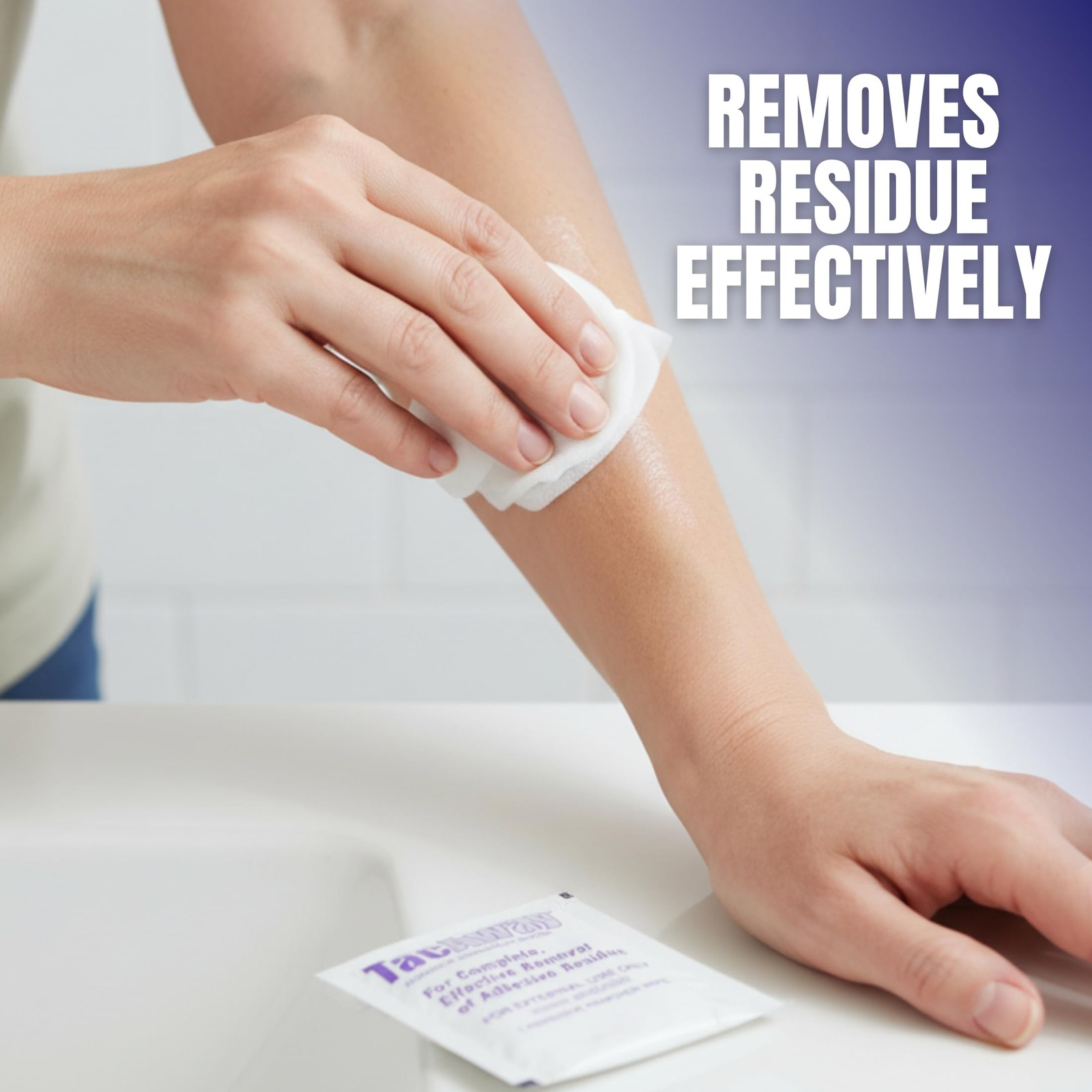 Trms408W – Tacaway Adhesive Remover Wipe, Non-Acetone, 50/Box