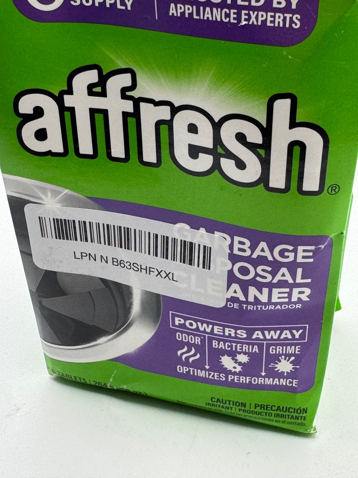 affresh Garbage Disposal Cleaner Tablets 6 Tablets 6 Month Supply 264g