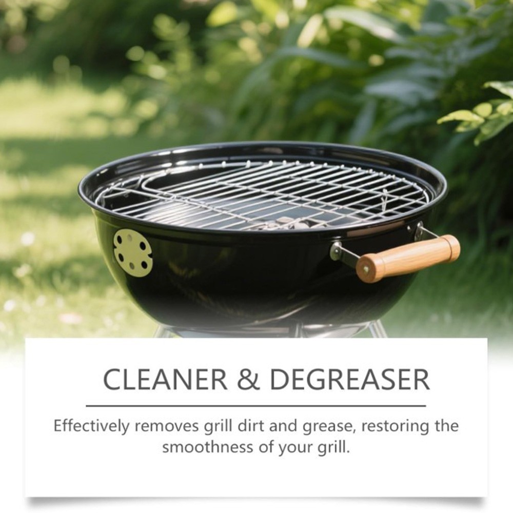 1-3PCS BBQ Grill Degreaser Cleaner,Fast-Acting Heavy-Duty Grill Degreaser Spray