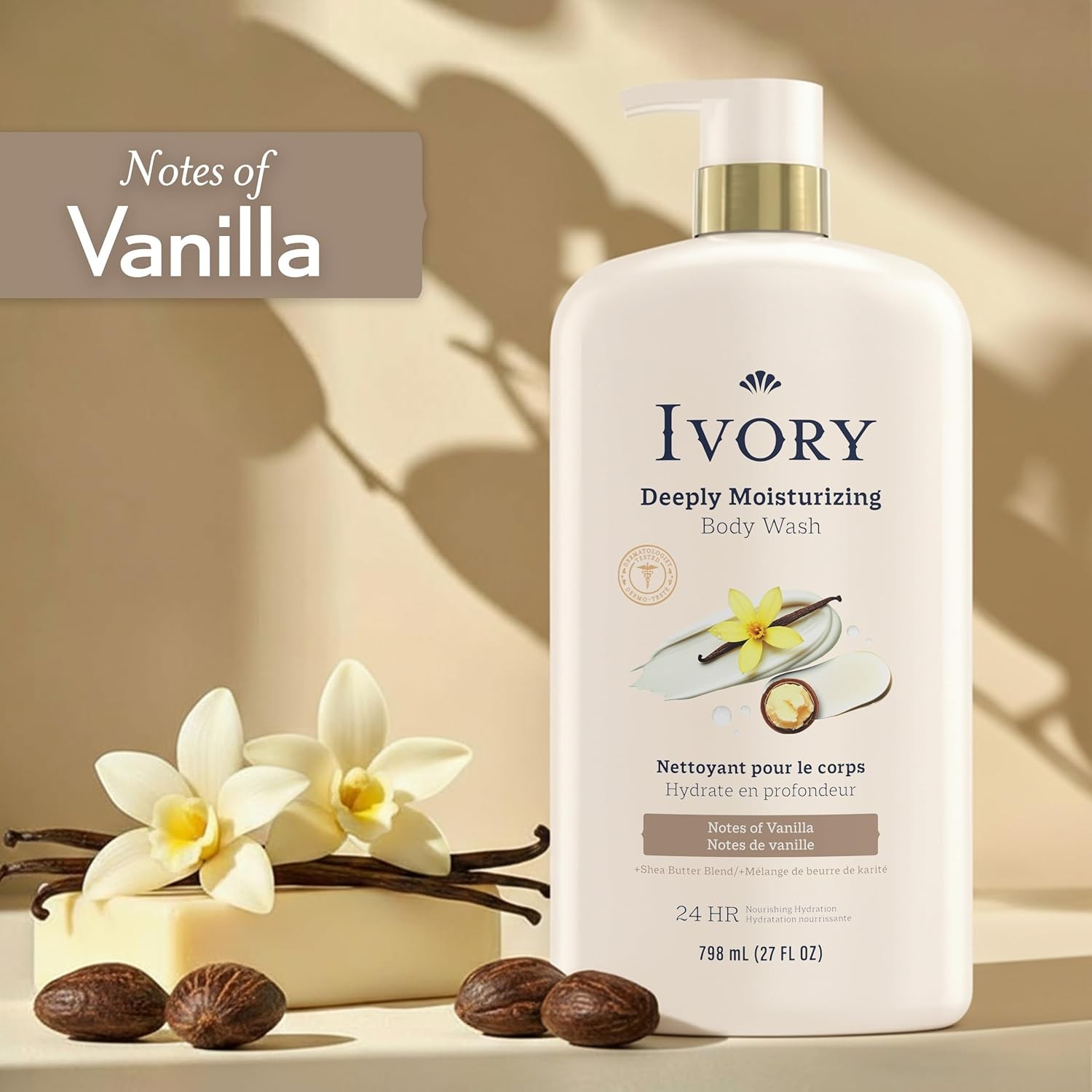 Body Wash, Deeply Moisturizing, 24hr Nourishing Hydration, Soothes Itchy Dry