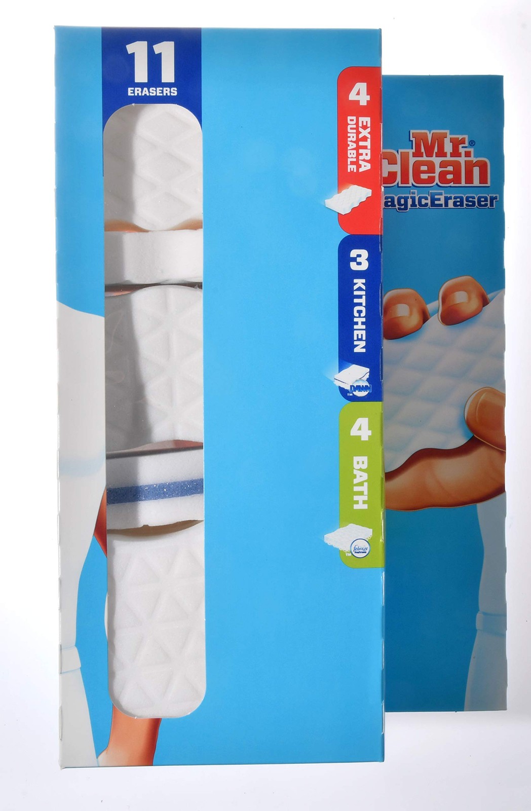 Mr. Clean Magic Eracer Extra Durable for Kitchen 11 Count (Pack of 1), White