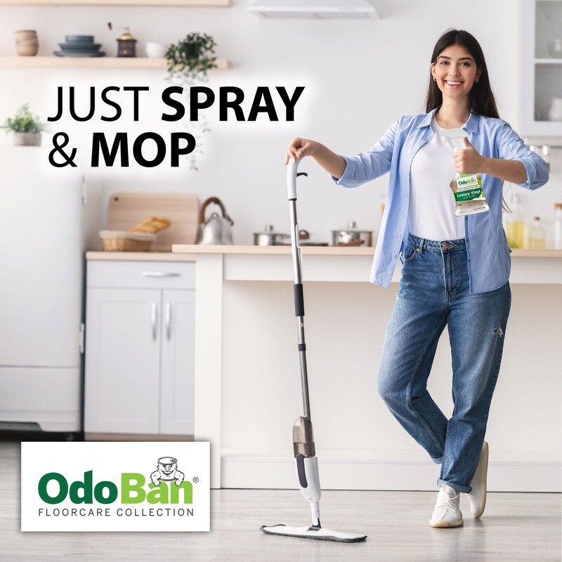 Luxury Vinyl Floor Cleaner pH Neutral Streak Free Unscented 32 Oz Spray 2-Pack