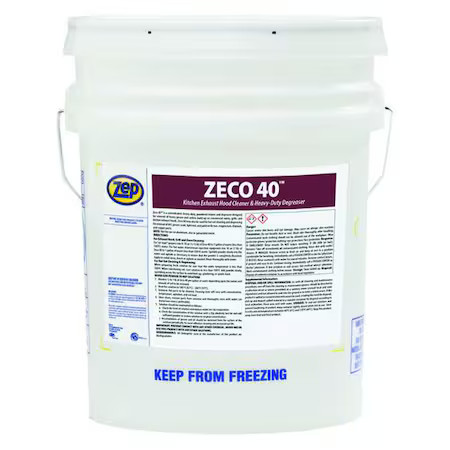 Zep 48237 Degreaser, 40 Lb Bottle, Powder, Light Tan