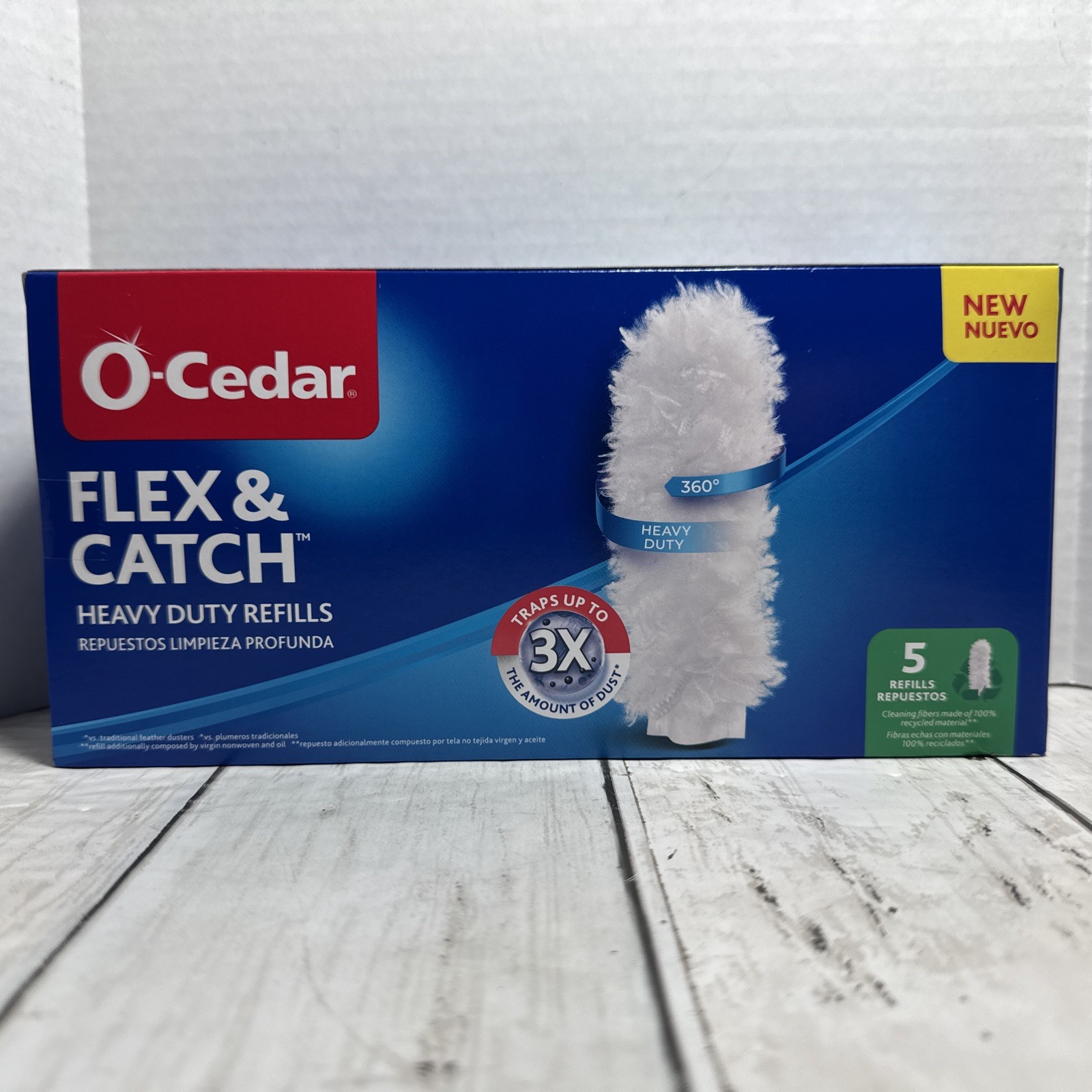O-Cedar 172172 Flex & Catch 5-Count Refills Only