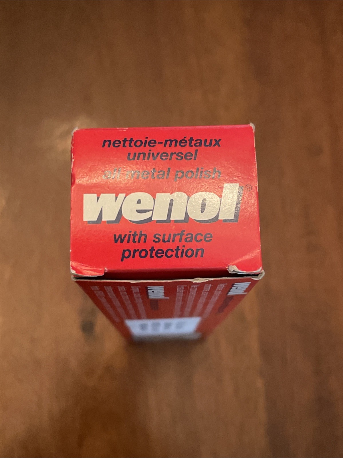 WENOL Red Metal Polish 3.4oz Made In Germany Almost Full