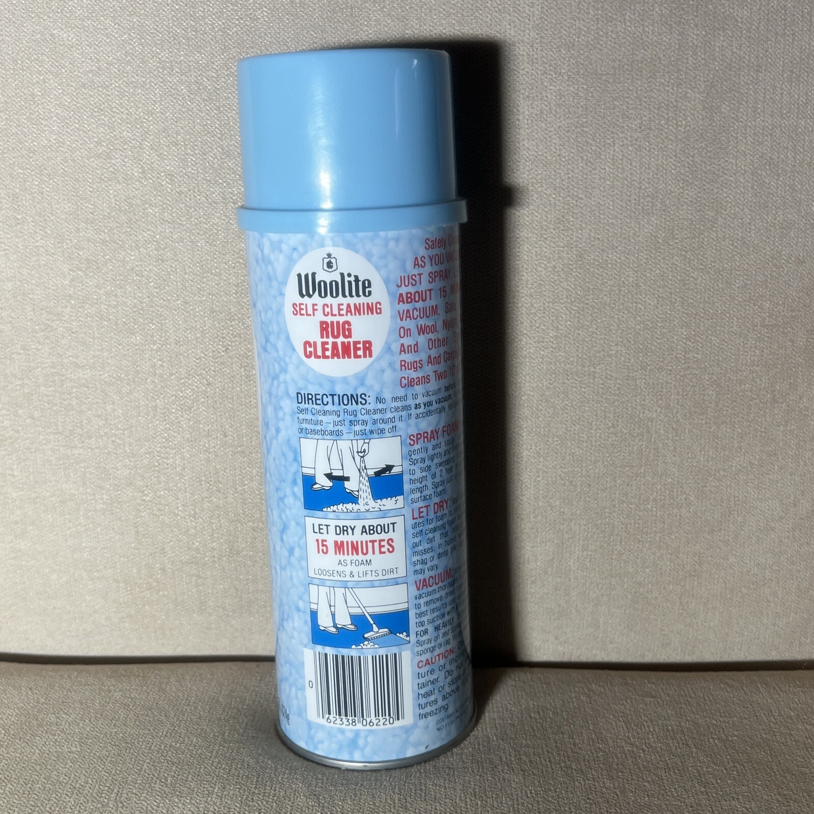 Vintage New Woolite Self Cleaning Rug Cleaner Carpet Care 22 oz Made in USA