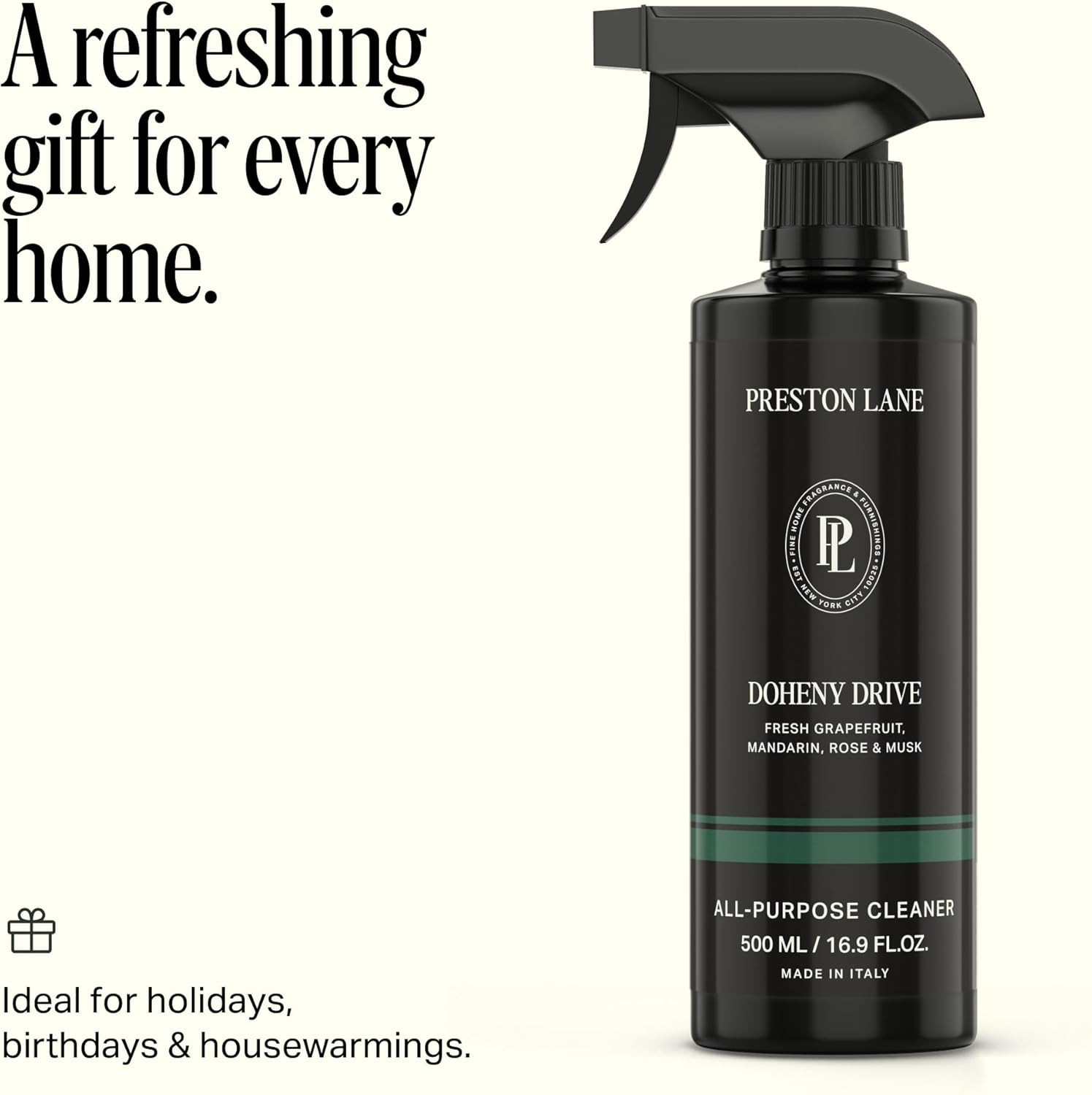 Luxury All-Purpose Cleaner, Doheny Drive Scent | Bio-Based Multi-Surface Spray |