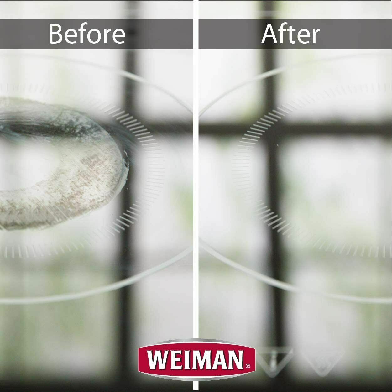 (2-Pack) Weiman GLASS COOK TOP MAX Heavy Duty Cleaner & Polish Protect RANGE TOP