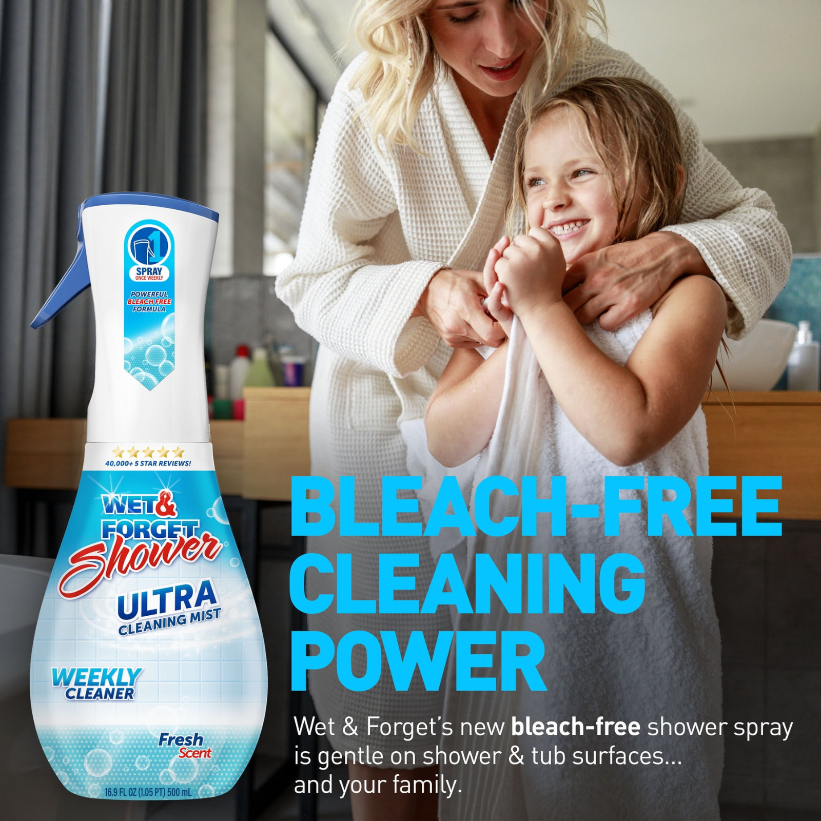 Wet & Forget Shower Ultra Cleaning Mist Fresh Scent 16.9 fl oz 6 Pack
