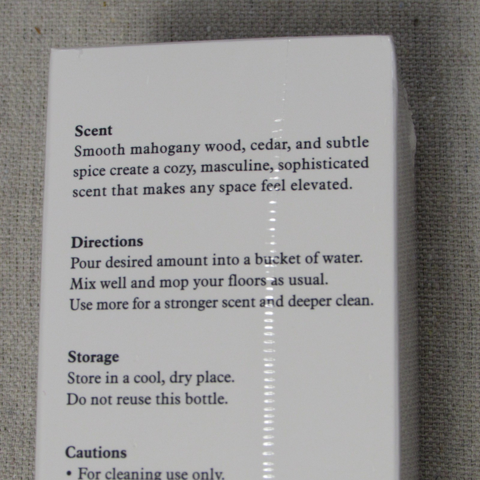BLYSS MOP SOAP Fragrance IMPORTED MAHOGANY 16.9 Fl Oz. Floor Cleaner Sealed New