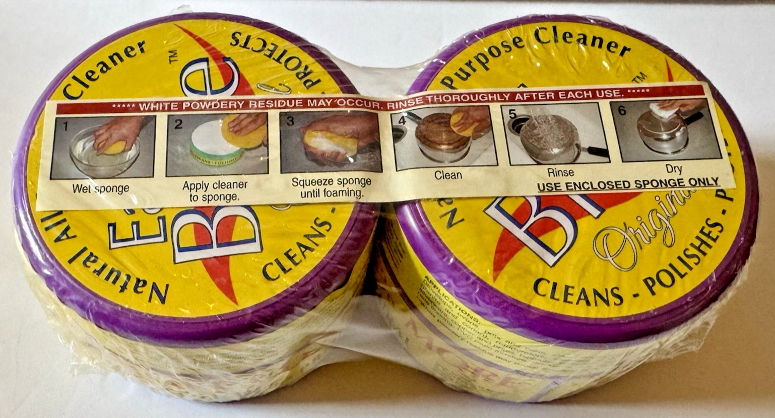2 Pk Earth Brite All Purpose Original Multi Surface Cleaner Made In France NEW