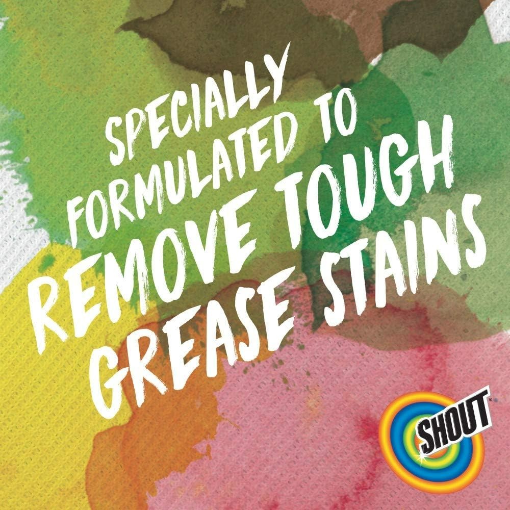 Powerful Shout Foaming Stain Remover | 36 oz Pack of 2 for Stubborn Stains