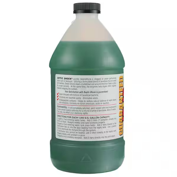 NEW Septic Shock 67.6 oz Improve Clogged Septic Systems Restores Rids of Odors