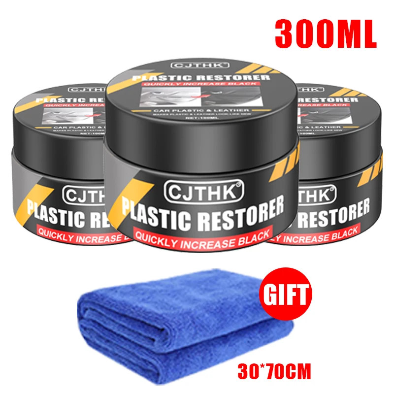 Car Plastic Restorer Back To Black Gloss Auto Interior Leather & Panel Renewal W