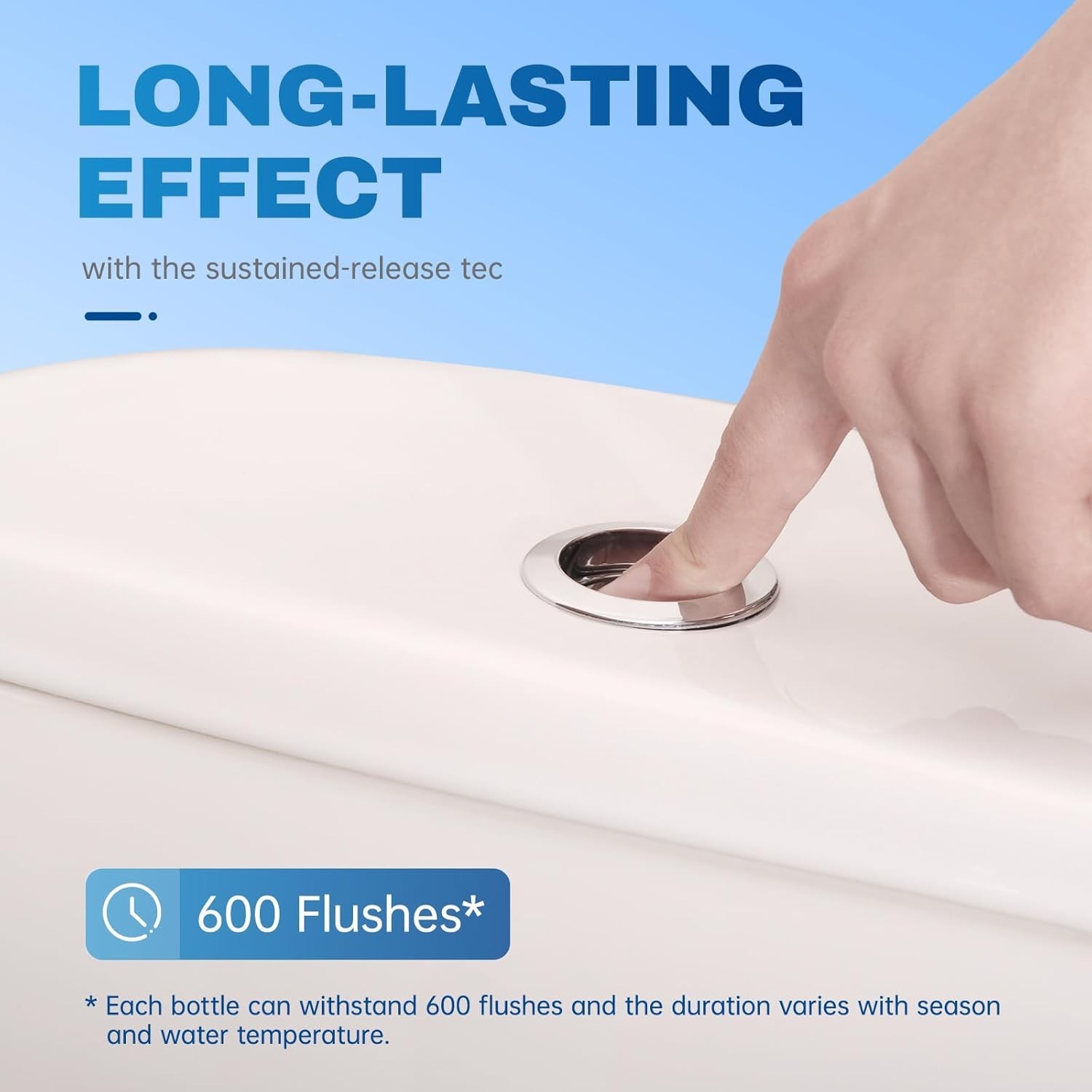 Toilet Bowl Cleaners – 3 Pack, Krazy Clean Automatic Long-Lasting Toilet