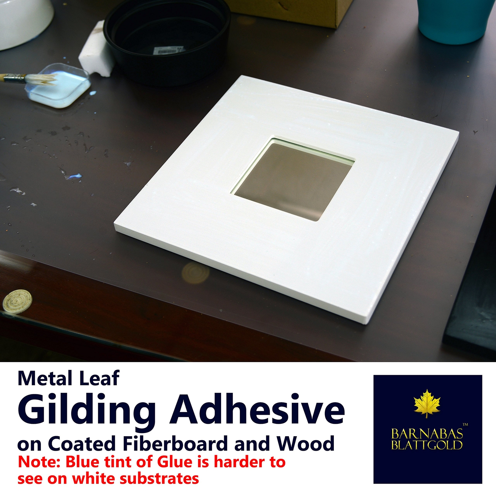 Gold Leaf Gilding Adhesive 60ml – Gilding Adhesive for Gold Foil Sheets Gold…