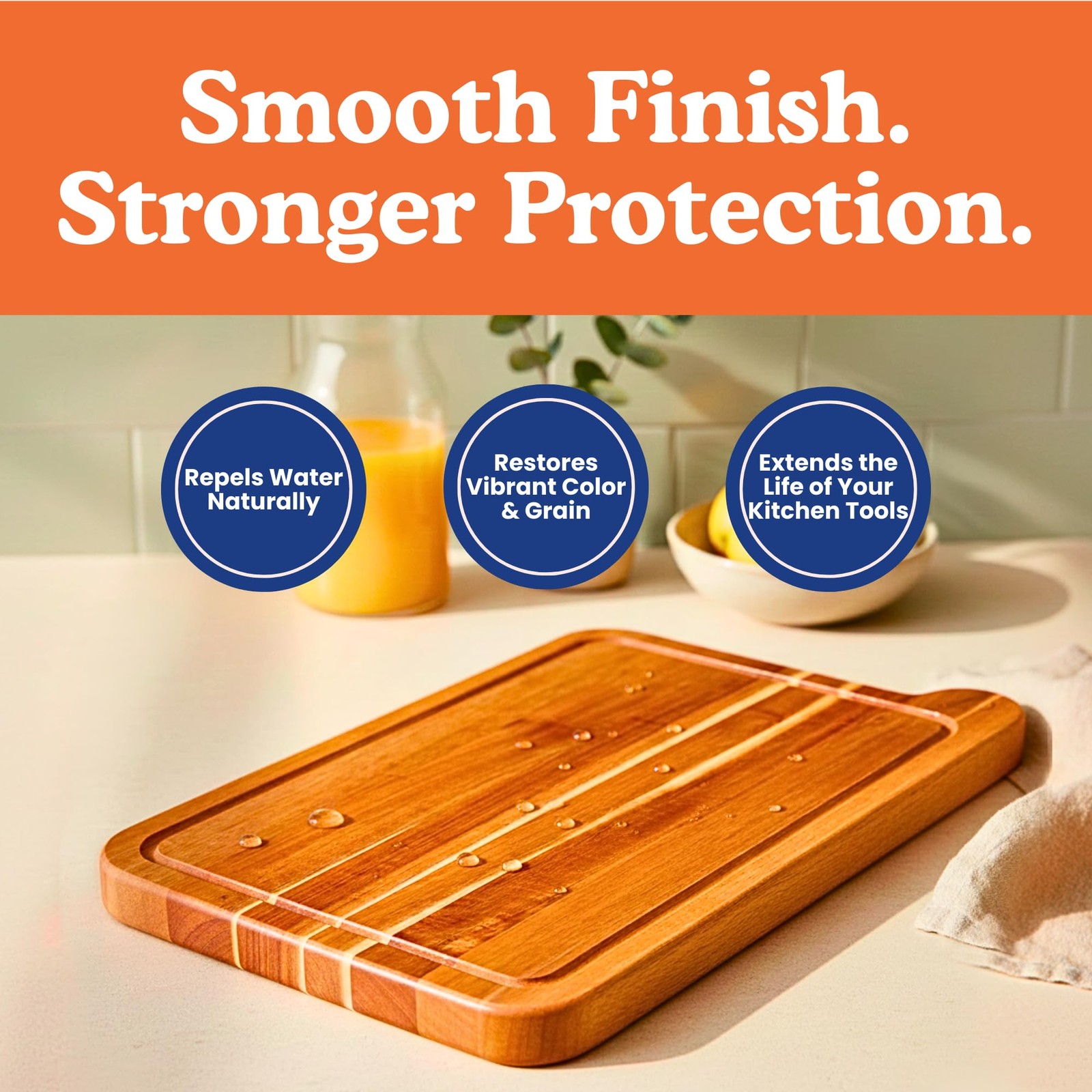 Non-Toxic Wood Wax, Mineral Oil Free, Made of Beeswax & Natural Oils, 7 oz | …