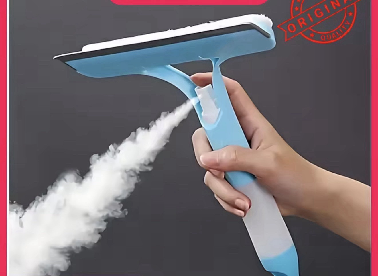 1-Pack 3-in-1 Blue Window Cleaner – Holiday Streak-Free Glass Cleaning Kit