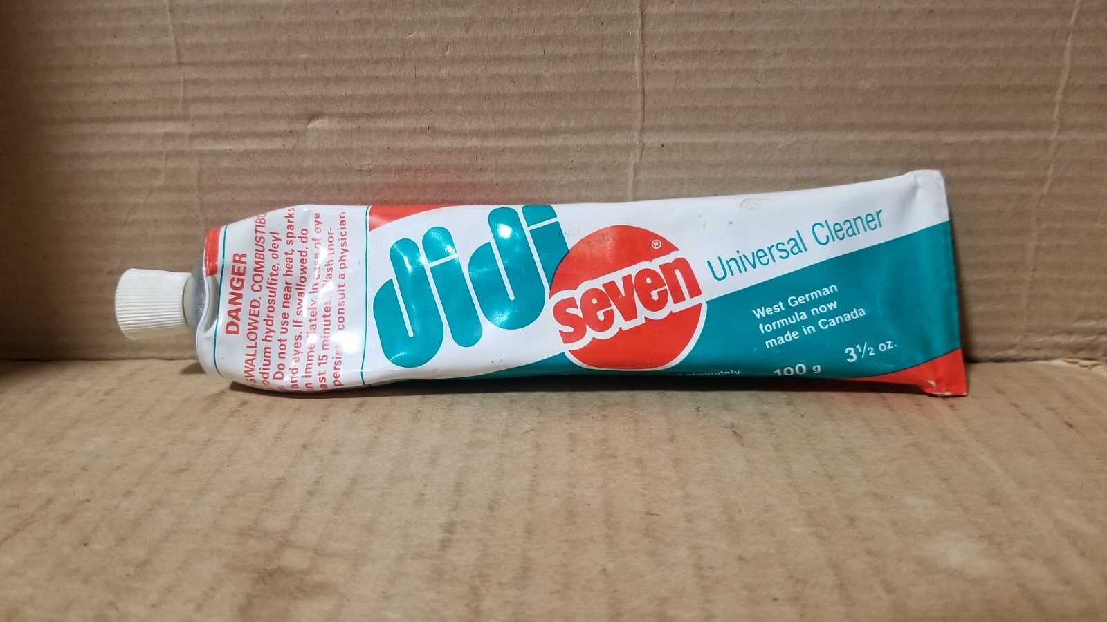 VTG DiDi Seven Universal Cleaner Weight 3 .4 oz German Formula Made in Canada