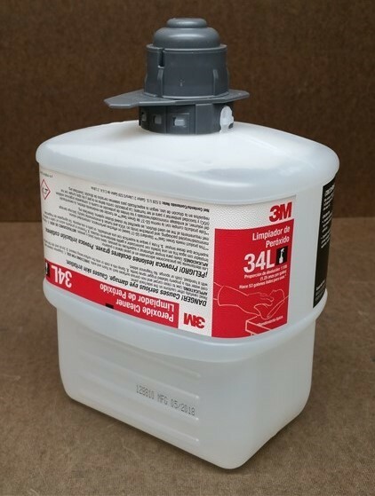 (2 Bottles) 3M Peroxide Cleaner Concentrate Gray Cap 34L 59749 (2-Liters ea.)