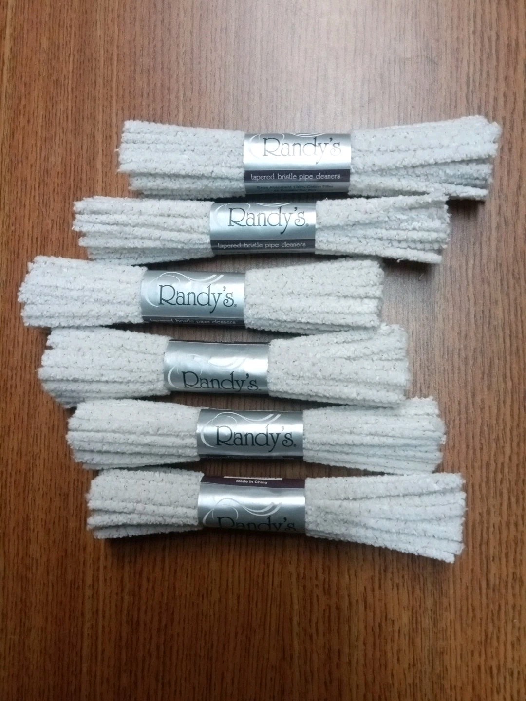 6 Bundles 44 Count Randy’s Tapered Soft Cleaners