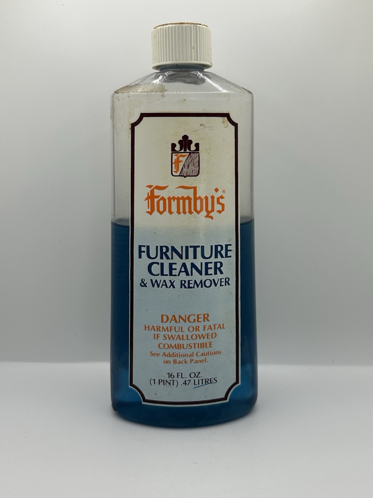 Vintage Formby’s Furniture Cleaner Dissolves Wax 8 Oz *USED* 60% FULL