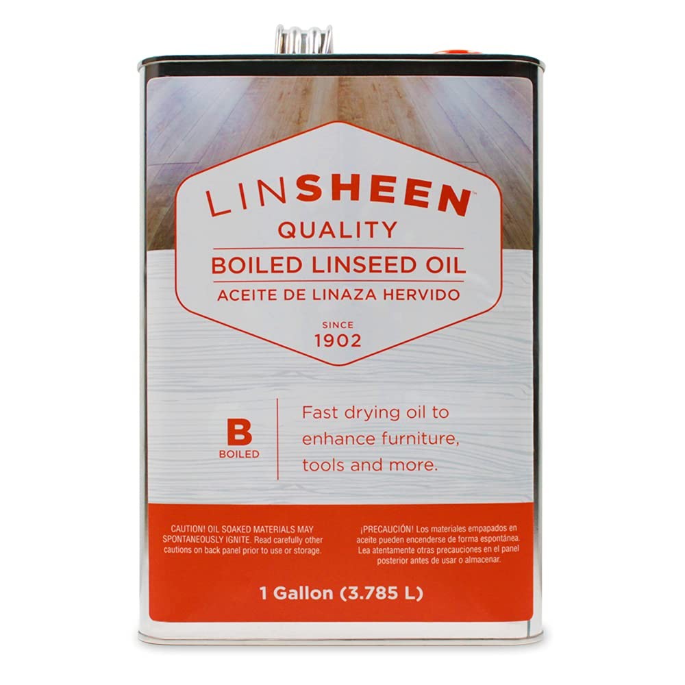Boiled Linseed Oil – Fast Drying Flaxseed Wood Treatment to Rejuvenate and Re…
