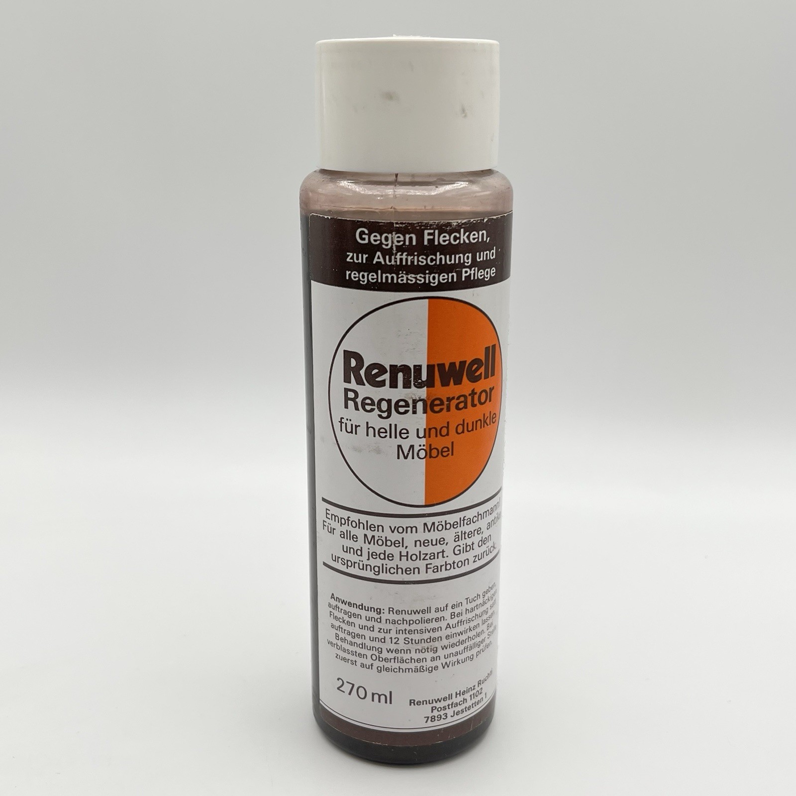 Renuwell Regenerator Furniture Polish Wood 270ml USA Location 95% Full Germany