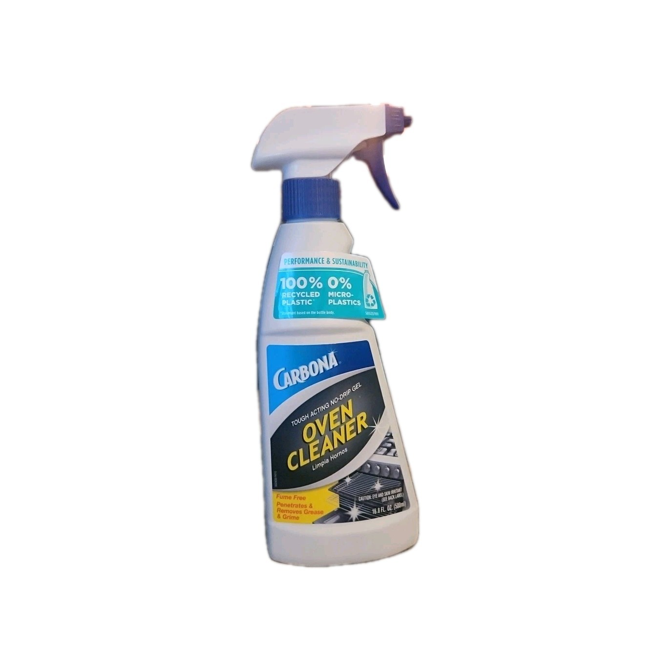 CARBONA Oven Grill Cleaner Tough Grease Grime Remover Fume Free 16.8 oz Spray