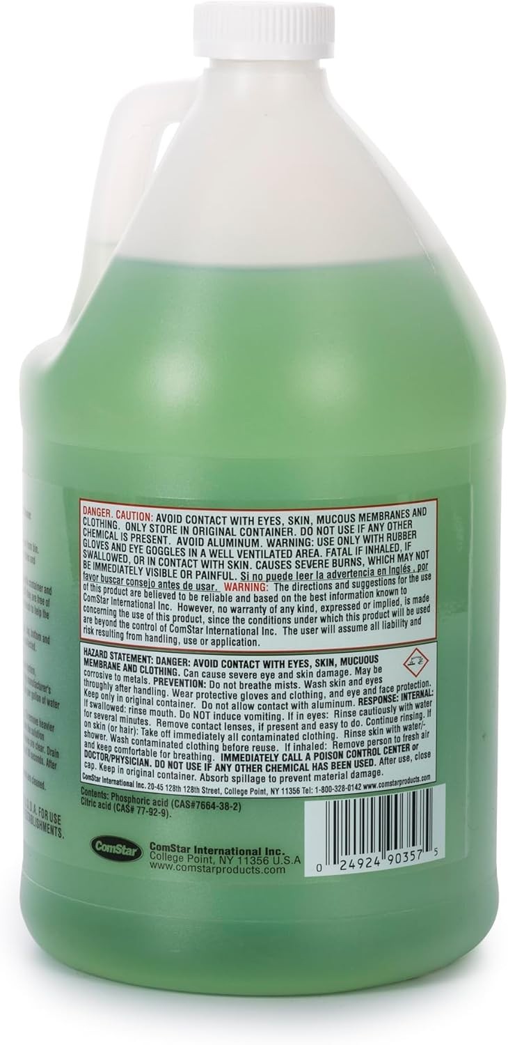 ComStar Nickel Safe 1 Gal Ice Machine Cleaner Removes Scale & Lime