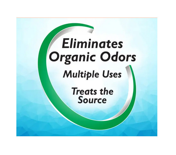Organic Odor Eliminator Concentrate for Bathrooms Garbage Pet Odors Smoke Sewege
